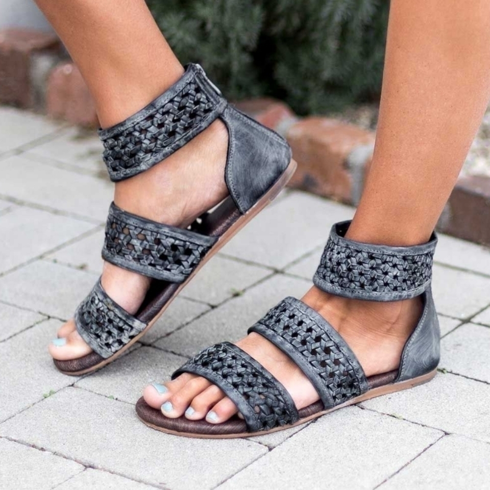 NEW Roan by Bed Stu Womens Clio Gladiator Boho Ankle Sandals shoes sz 5